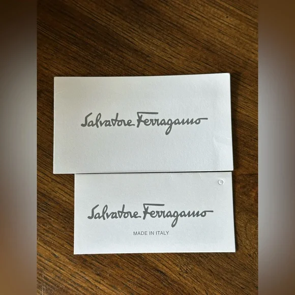 SALVATORE FERRAGAMO Tan Brown Leather Gancini Satchel Flap Bowler Bag Italy - Picture 10 of 10